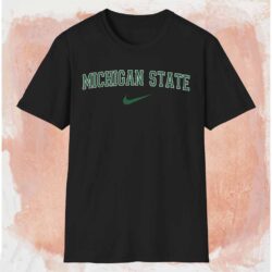 Vintage Michigan State University Shirt Black T shirt