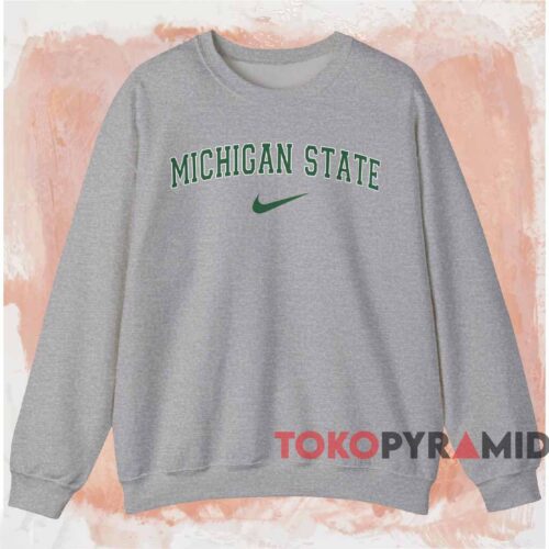 Vintage Michigan State University Shirt Grey Sweatshirt Vintage Michigan State University Shirt Grey Sweatshirt