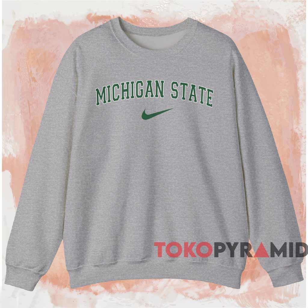 Vintage Michigan State University Shirt Grey Sweatshirt Vintage Michigan State University Shirt Grey Sweatshirt