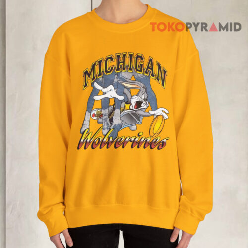 Vintage Michigan Wolverines Bugs Bunny Sweatshirt