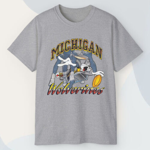 Vintage Michigan Wolverines Bugs Bunny T shirt