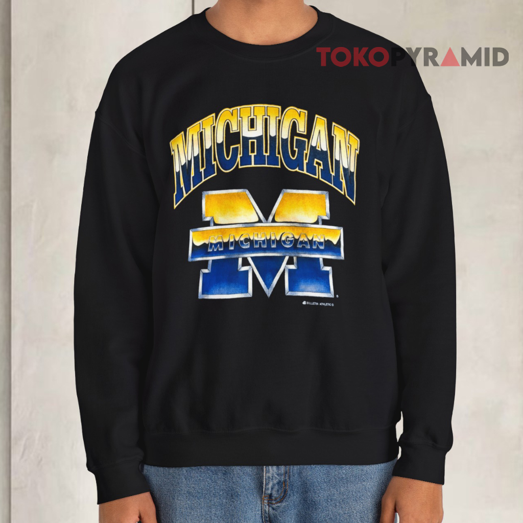 Vintage Michigan Wolverines Football Logo Sweatshirt Vintage Michigan Wolverines Football Logo Sweatshirt