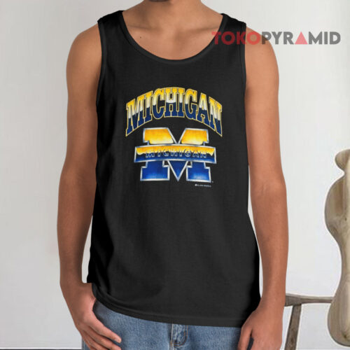 Vintage Michigan Wolverines Football Logo Tank Top Vintage Michigan Wolverines Football Logo Tank Top