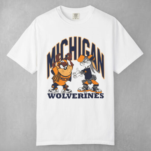 Vintage Michigan Wolverines Looney Tunes T shirt