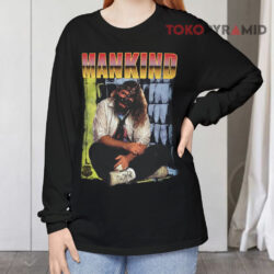 Vintage Mick Foley Mankind Wrestling WWE Shirt 4 Vintage Mick Foley Mankind Wrestling Wwe Long sleeved