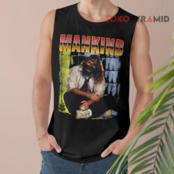 Vintage Mick Foley Mankind Wrestling WWE Shirt 2 Vintage Mick Foley Mankind Wrestling Wwe Tank Top