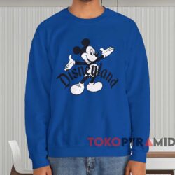 Vintage Mickey Disneyland T-shirt 3 Vintage Mickey Disneyland T shirt Blue Sweatshirt
