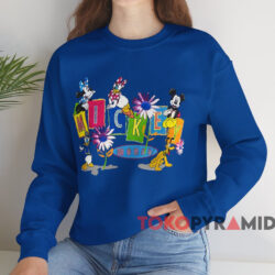 Vintage Mickey Mouse And Friends T-shirt 4 Vintage Mickey Mouse And Friends T shirt Blue Sweatshirt