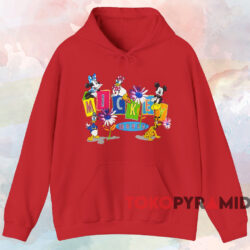 Vintage Mickey Mouse And Friends T-shirt 2 Vintage Mickey Mouse And Friends T shirt Red Hoodie