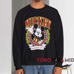 Vintage Mickey Mouse Kansas City T-shirt 4 Vintage Mickey Mouse Kansas City T shirt Black Sweatshirt