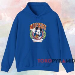 Vintage Mickey Mouse Kansas City T-shirt 2 Vintage Mickey Mouse Kansas City T shirt Blue Hoodie