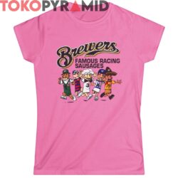 Vintage Milwaukee Brewers Famous Racing Sausages Shirt