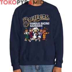 Vintage Milwaukee Brewers Famous Racing Sausages Shirt