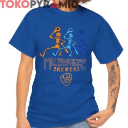 Vintage Milwaukee Brewers Grateful Dead Tribute Night Shirt