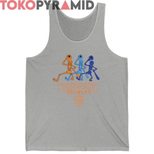 Vintage Milwaukee Brewers Grateful Dead Tribute Night Shirt