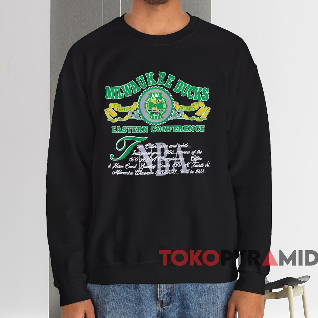 Vintage Milwaukee Bucks Eastern Conference Shirt Black Sweatshirt Vintage Milwaukee Bucks Eastern Conference Shirt Black Sweatshirt