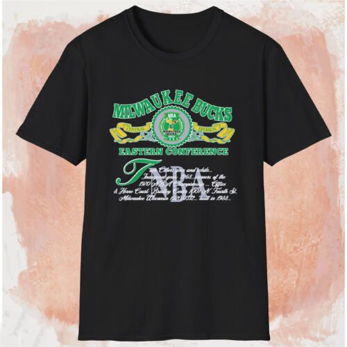 Vintage Milwaukee Bucks Eastern Conference Shirt Black T shirt Vintage Milwaukee Bucks Eastern Conference Shirt Black T shirt
