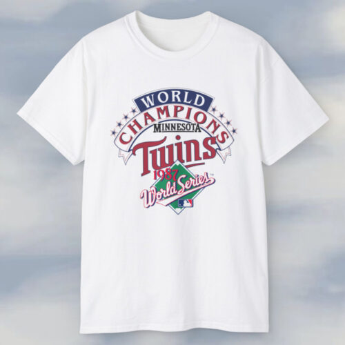 Vintage Minnesota Twins 1987 World Series Champions T shirt