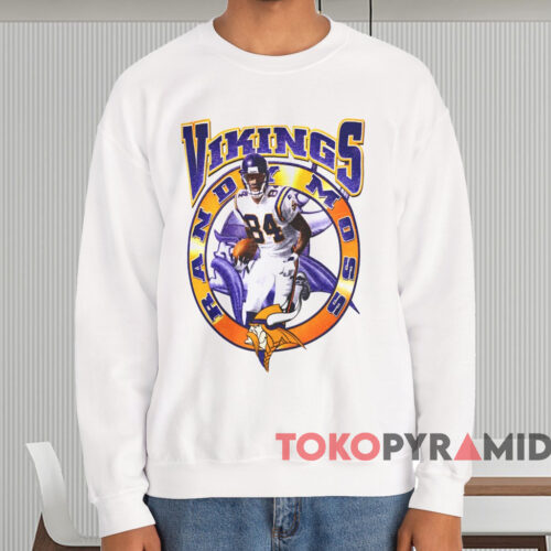 Vintage Minnesota Vikings Randy Moss Shirt White Sweatshirt Vintage Minnesota Vikings Randy Moss Shirt White Sweatshirt