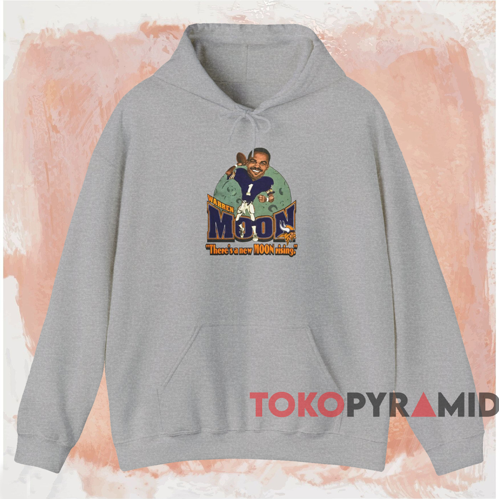 Vintage Minnesota Vikings Warren Moon Shirt Grey Hoodie Vintage Minnesota Vikings Warren Moon Shirt Grey Hoodie