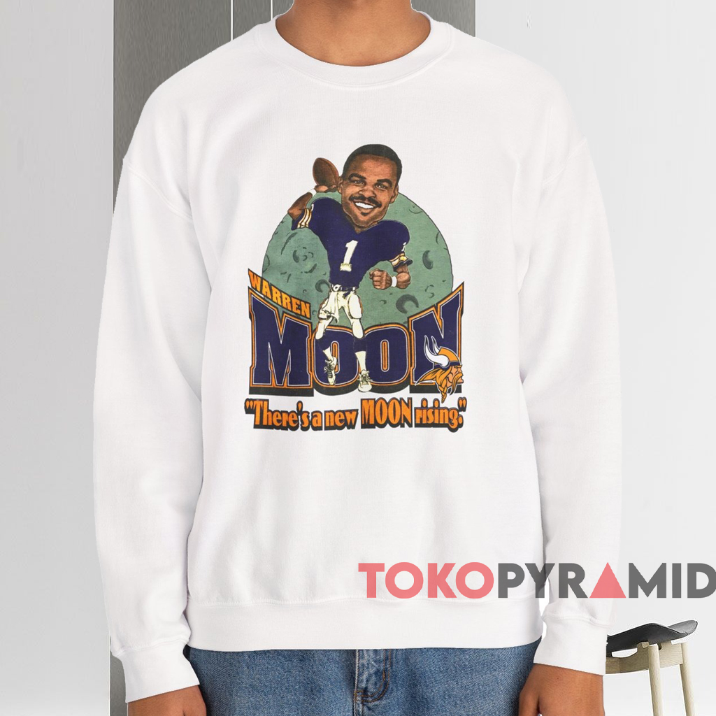 Vintage Minnesota Vikings Warren Moon Shirt White Sweatshirt Vintage Minnesota Vikings Warren Moon Shirt White Sweatshirt
