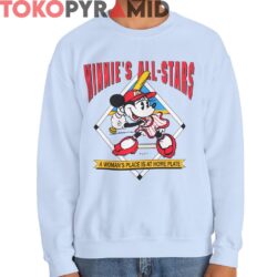 Vintage Minnie's All Stars Shirt A Womans Place Is At Home Plate 4 Vintage Minnie's All Stars Shirt A Womans Place Is At Home Plate