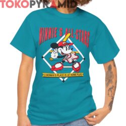 Vintage Minnie's All Stars Shirt A Womans Place Is At Home Plate