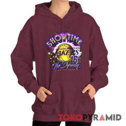 Vintage Mitchell Ness Los Angeles Lakers Showtime 16x The Rare Dynasty Hoodie