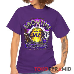 Vintage Mitchell Ness Los Angeles Lakers Showtime 16x The Rare Dynasty Shirt