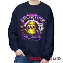 Vintage Mitchell Ness Los Angeles Lakers Showtime 16x The Rare Dynasty Sweatshirt