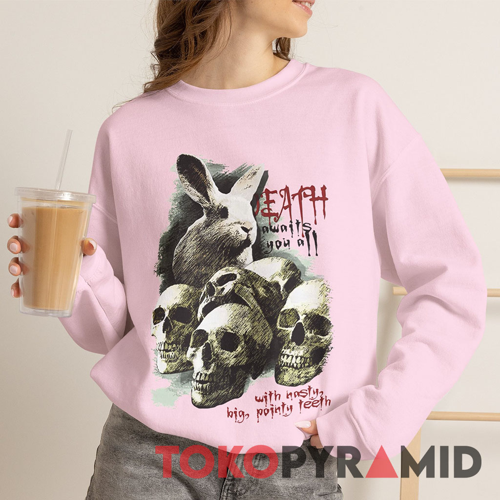 Vintage Monty Python Death Awaits You All Sweatshirt Vintage Monty Python Death Awaits You All Sweatshirt