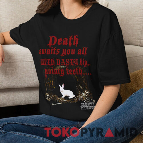 Vintage Monty Python Death Awaits You All Tee
