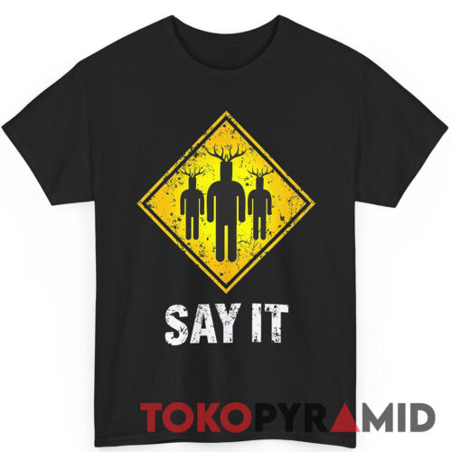 Monty Python Knights of Ni Crossing Sign Shirt