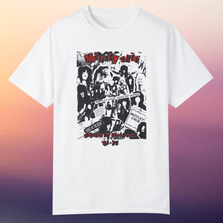 Vintage Motley Crue Decade Of Decadence 81-91 T-shirt - TokoPyramid