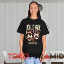 Vintage Motley Crue Theatre Of Pain T shirt Black T shirt