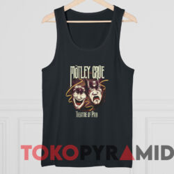 Vintage Motley Crue Theatre Of Pain T-shirt 4 Vintage Motley Crue Theatre Of Pain T shirt Black TankTop