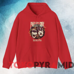 Vintage Motley Crue Theatre Of Pain T-shirt 3 Vintage Motley Crue Theatre Of Pain T shirt Red Hoodie