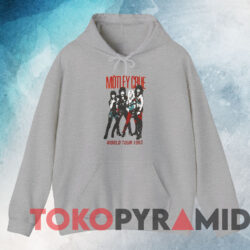 Vintage Motley Crue World Tour 1983 T-Shirt 3 Vintage Motley Crue World Tour 1983 T shirt Grey Hoodie