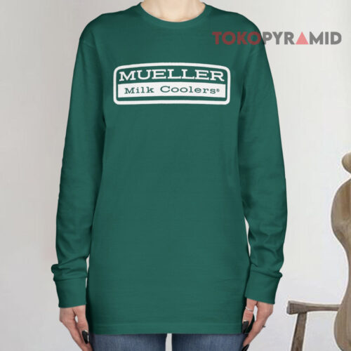 Vintage Mueller Milk Coolers Logo Long sleeved