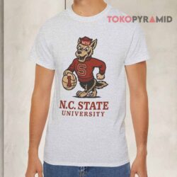 Vintage N c State University Grey T shirt