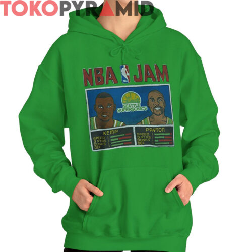 Vintage NBA Jam Seattle Supersonics Shirt