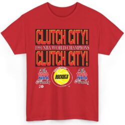 Vintage NBA World Champions 1994 Houston Rockets Clutch City Shirt