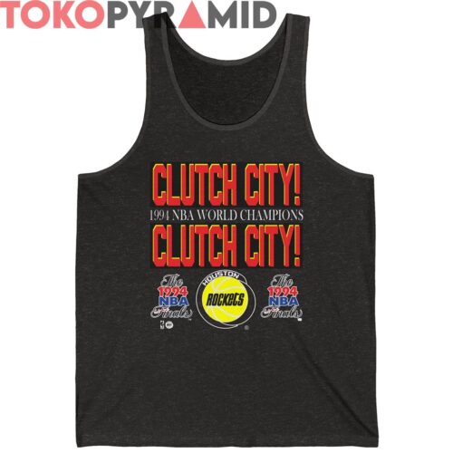 Vintage NBA World Champions 1994 Houston Rockets Clutch City Shirt