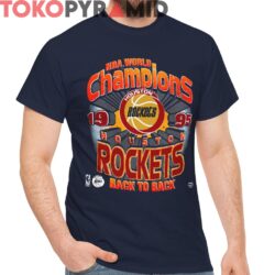 Vintage NBA World Champions 1995 Houston Rockets Back To Back Shirt