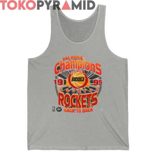 Vintage NBA World Champions 1995 Houston Rockets Back To Back Shirt