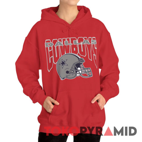 Vintage NFL 90s Dallas Cowboys Helmet Football Rare Hoodie Vintage NFL 90s Dallas Cowboys Helmet Football Rare Hoodie