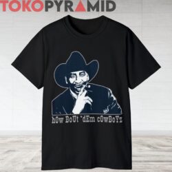 Vintage NFL Stephen A Smith Dallas Cowboys Hater How Bout Dem Cowboyz Rare Black Tee