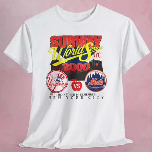 Vintage NY Yankees Vs Mets 2000 Subway World Series Tee