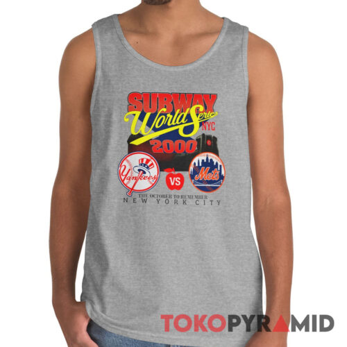 Vintage NY Yankees Vs Mets 2000 Subway World Series Tank Top