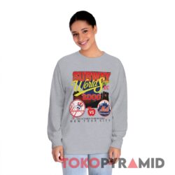 Vintage NY Yankees Vs Mets 2000 Subway World Series Tee 4 Vintage NY Yankees Vs Mets 2000 Subway World Series Tee Grey Long sleeved